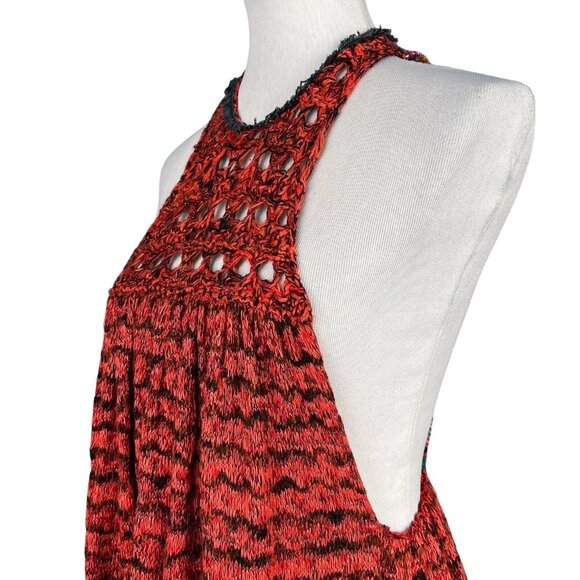 Free People Crochet Babydoll Tunic Tank Top or Mini Dress - Picture 13 of 14